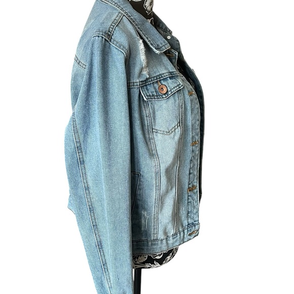 Ci Sono Light Blue Jean Jacket - Picture 3 of 10